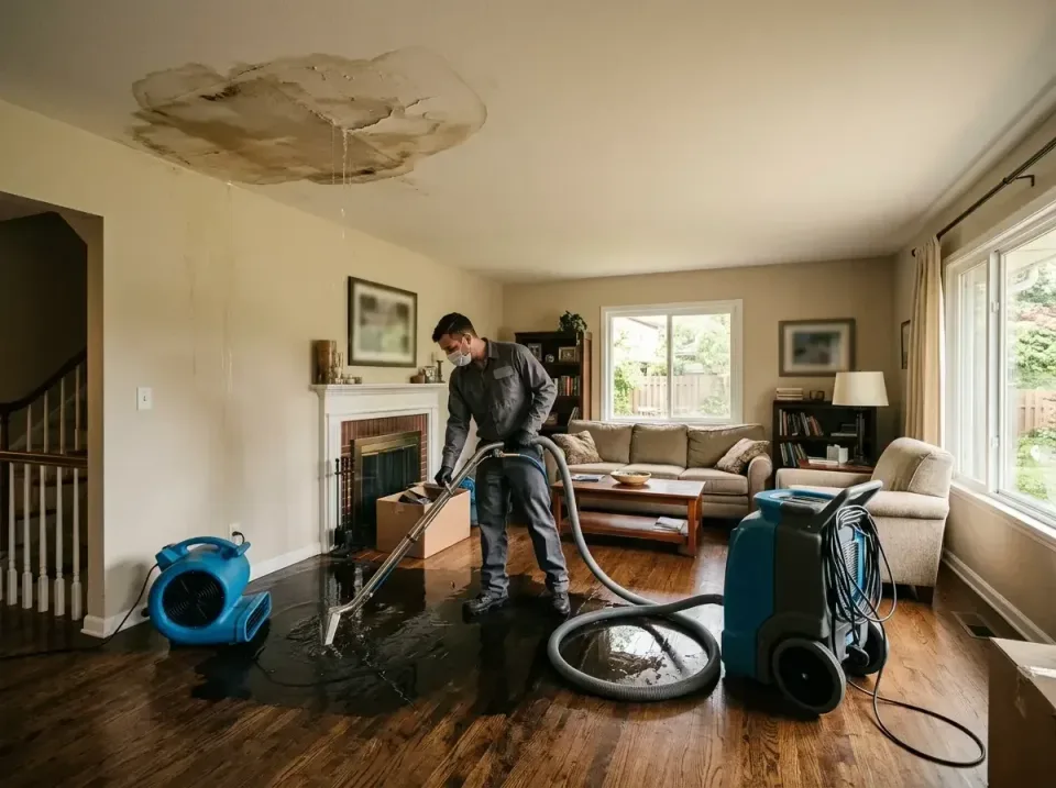 attic-pipe-burst-ceiling-drip-008 — frequently asked questions, Water Damage Restoration & Carpet Care in Baxley, GA